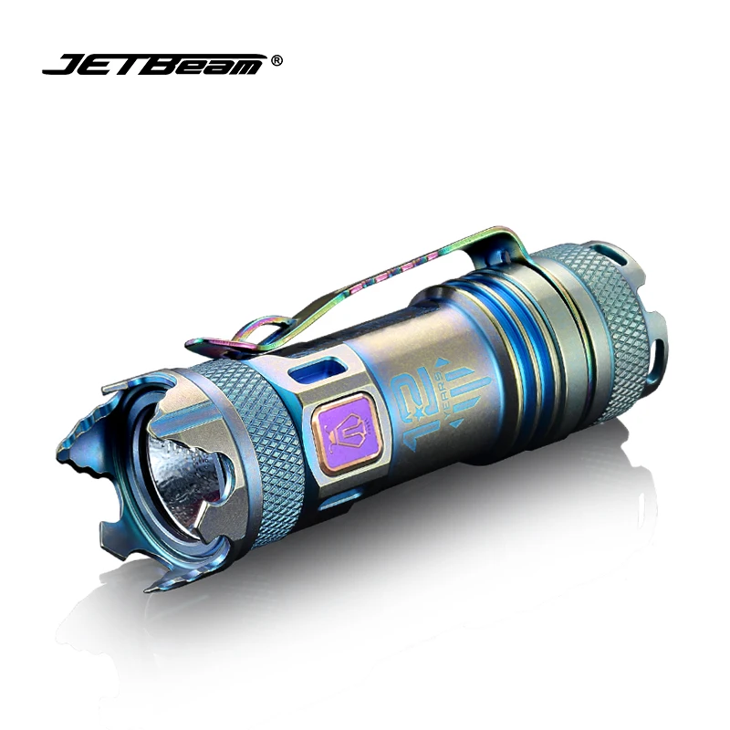 

JETBeam II PRO Titanium Meta Mini LED Flashlight 510 lumen Cree XP-L HI