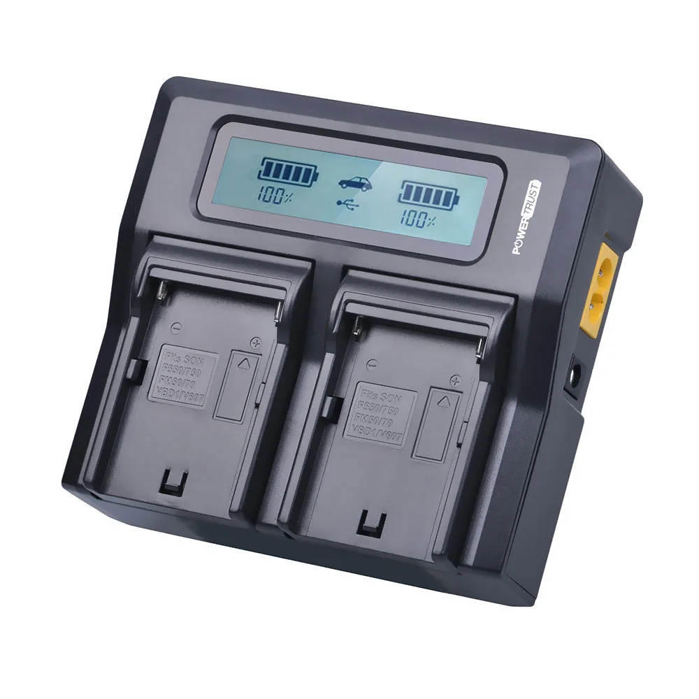 Carregador Duplo para SONY NP F960 F970