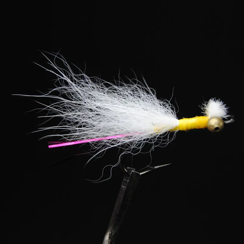 ICERIO 10 шт.#4 голова гантели соленой воды Clouser Minnow Crazy Charlie Fly Bonefish мухи для рыбной ловли приманки