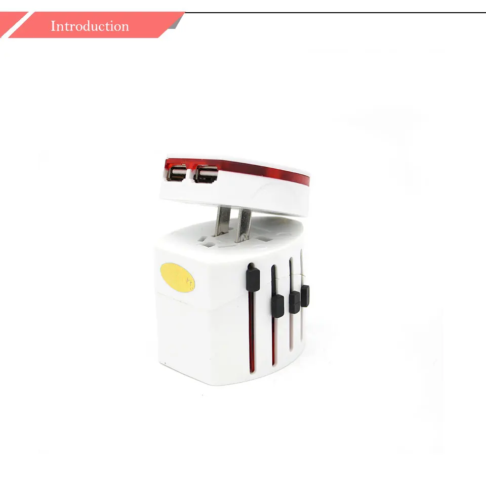 Convenient All in One Universal International Plug Adapter 2 USB Port Commercial Travel AC Power Charger with UK AU US EU Plug (3)