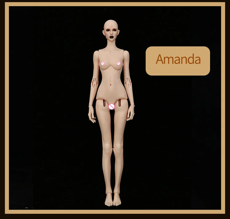 Dollshe Amada Beauty 1/4 BJD Dolls 26F Body Model Girls Oueneifs High Quality Resin Toys Free Eye Toys For Girl