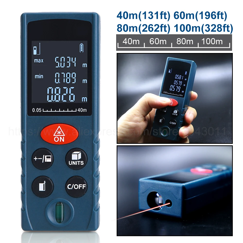 Handheld Laser Rangefinders High Precision Infrared Laser Distance