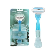 1Pcs Razor Blade&1pcs Handle For Women Safety Shaving Blade 3 Shaving Female Barbering Face Body Care Compatible Venus