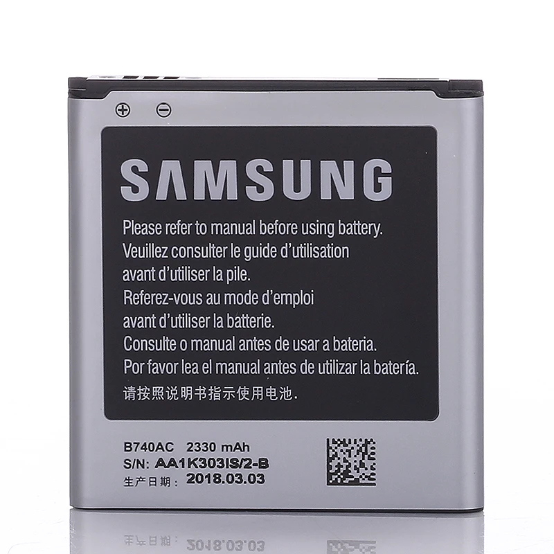 Samsung оригинальный Батарея Замена Перезаряжаемые для samsung S4 зум SM-C1010 C105 NX3000 B740AE I939D