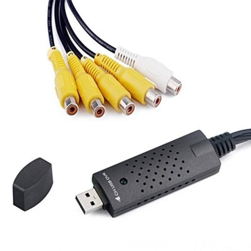 USB карта захвата для AV монитора камеры видео стержень 4 1 канал аудио|DVR-карты| |