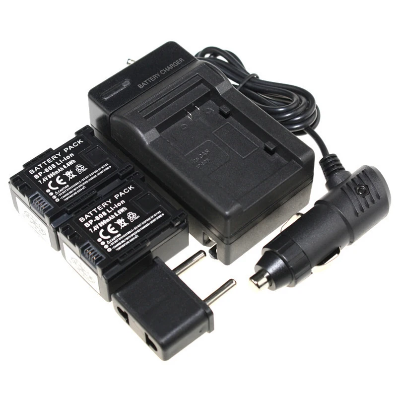 Digital Boy (5 шт./компл.) 2x BP-808 BP 808 BP808 литий-ионный Батареи для камеры Canon hfs30 hfm41 hfm400 +