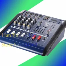 Микшер с Bluetooth усилителем PMX402D сценический микрофон usb-микшер