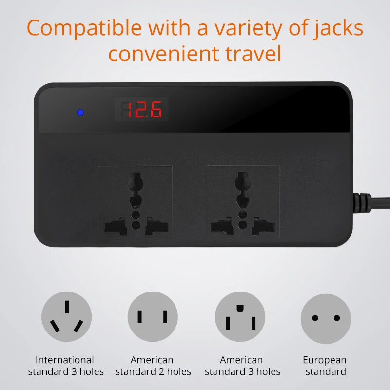 Продажа Partol автомобильный инвертор 12 V 220 V 200 W Мощность инвертор Напряжение преобразователь с 4 USB разъем Зарядное устройство авто сигареты легче авт...