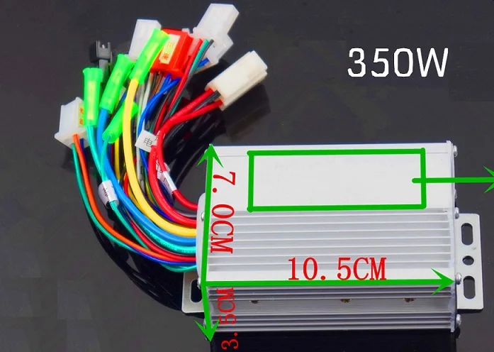 

Free shipping 36v 48v 350w intelligent brushless controller for dc speed control motor