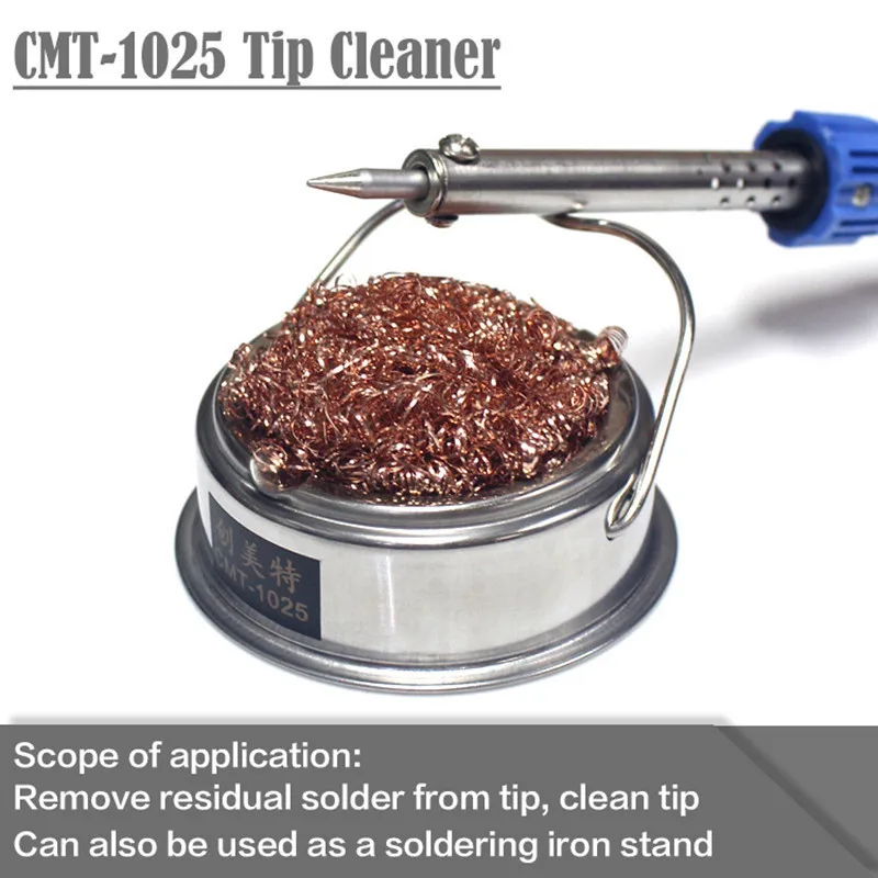1pc Solder Iron Tip Cleaner Holder Welding Soldering Wire Cleaning Nozzle Unit Clean Ball with Stand Set 1pc Solder Iron Tip Cleaner Holder Welding Soldering Wire Cleaning Nozzle Unit Clean Ball with Stand Set