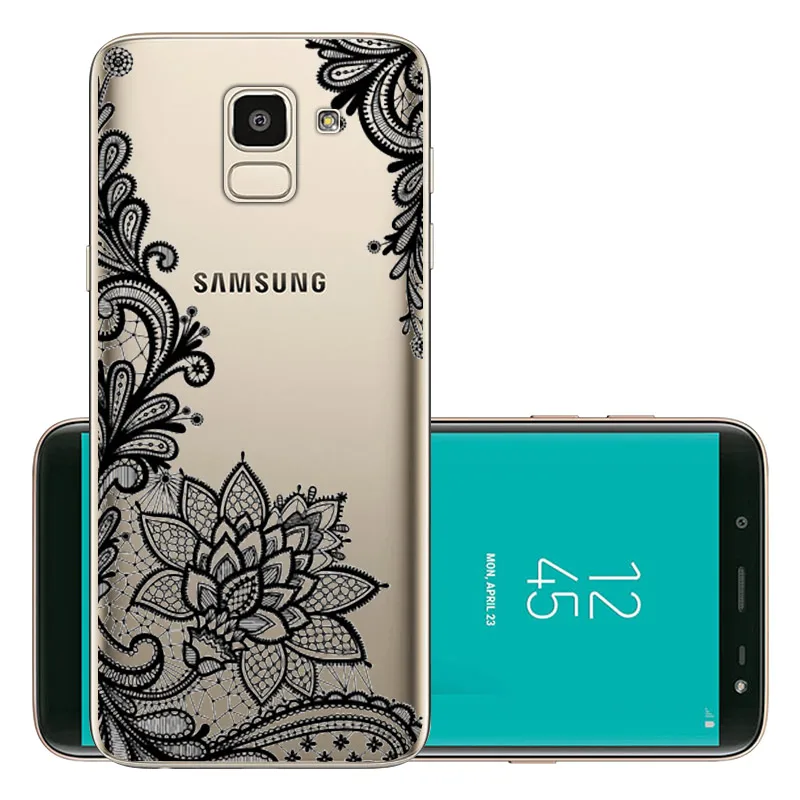 CROWNPRO чехол для телефона Samsung Galaxy J6 2018 силиконовые чехлы J600F J600 TPU A8 Plus мягкая задняя