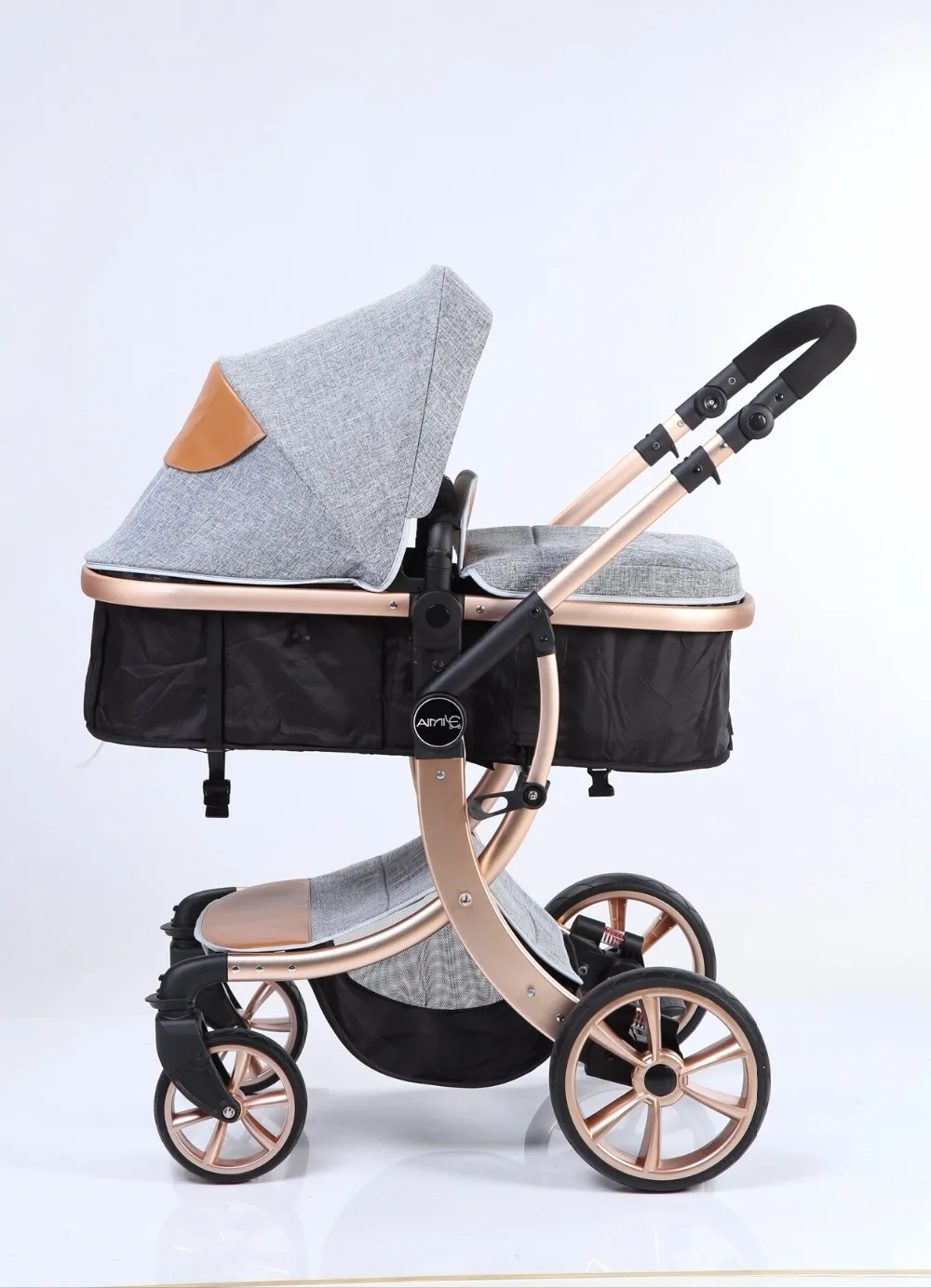 Четыре колеса коляска Алюминиевая детская коляска складные 3C коляски для новорожденных ombrelle poussette plegable Горячая прогулочная коляска качество