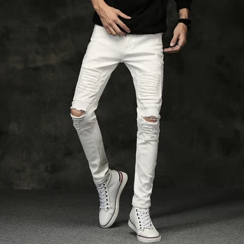

2018 Brand Men Jeans Pants Wash Jeans Casual Jeans For Men High Quality Jeans Denim male Plus Size 28-38