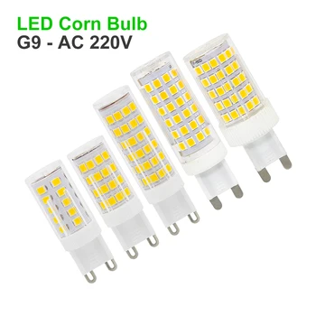 

1pcs LED G9 Bulb 3W 4W 5W 8W 10W AC 220V 360 degree Spotlight Light Replace 30W 40W 50W 60W Halogen Lamp for Chandelier