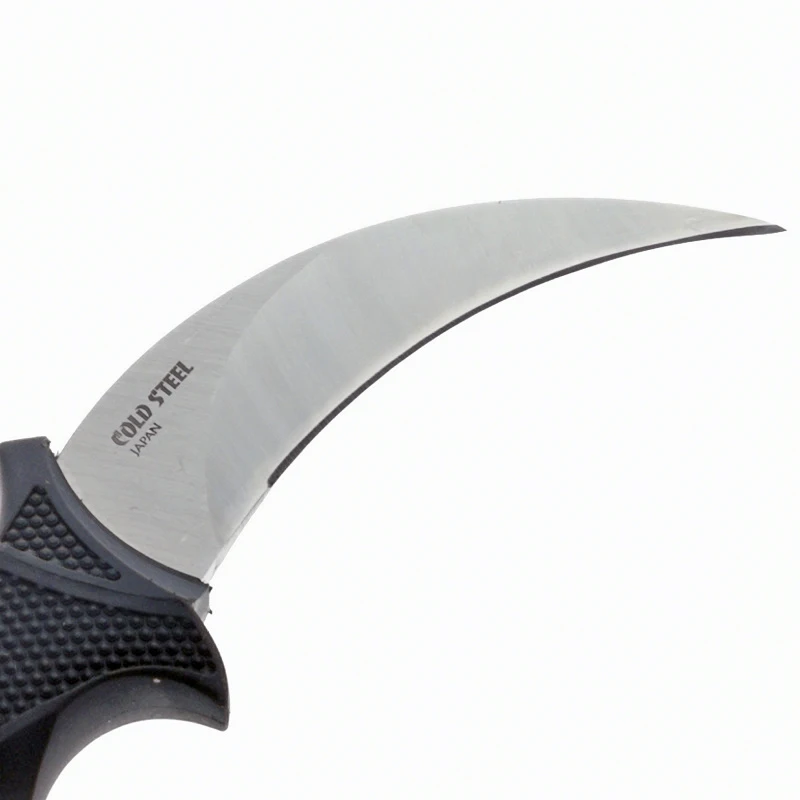DuoClang нож Karambit из холодной стали AUS 8A сталь тигр Kraton & Grivory ручка дикий коготь