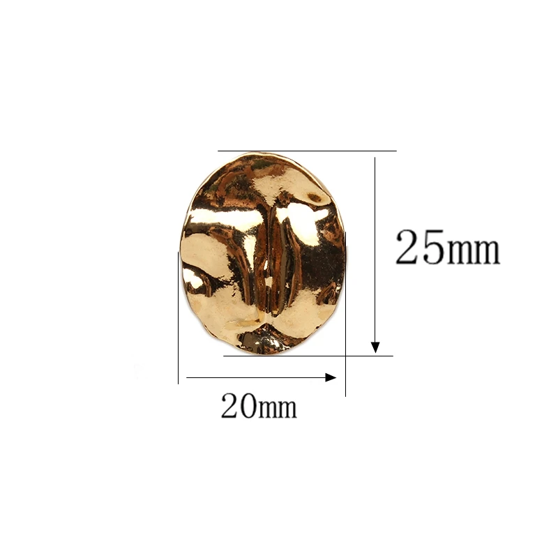 25*20 мм, 6 шт./лот, цинковый сплав, Ретро стиль, золото, овальная, преувеличенная серьга, основа, соединитель для сережек, аксессуары для сережек