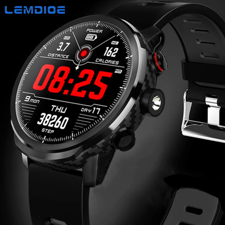 LEMDIOE L5 спортивные Смарт часы Непрерывный монитор сердечного ритма IP68