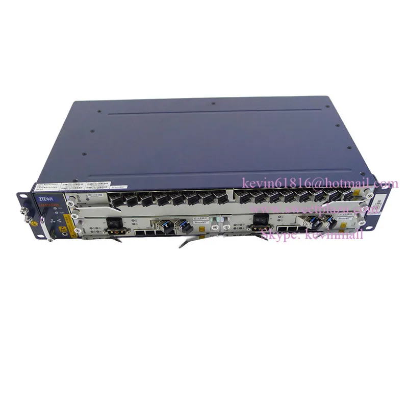 Оригинальный ZTE 19 &quotдюймовый EPON или GPON OLT C320 с 2 * SMXA и одной картой 16 портами GTGH|olt
