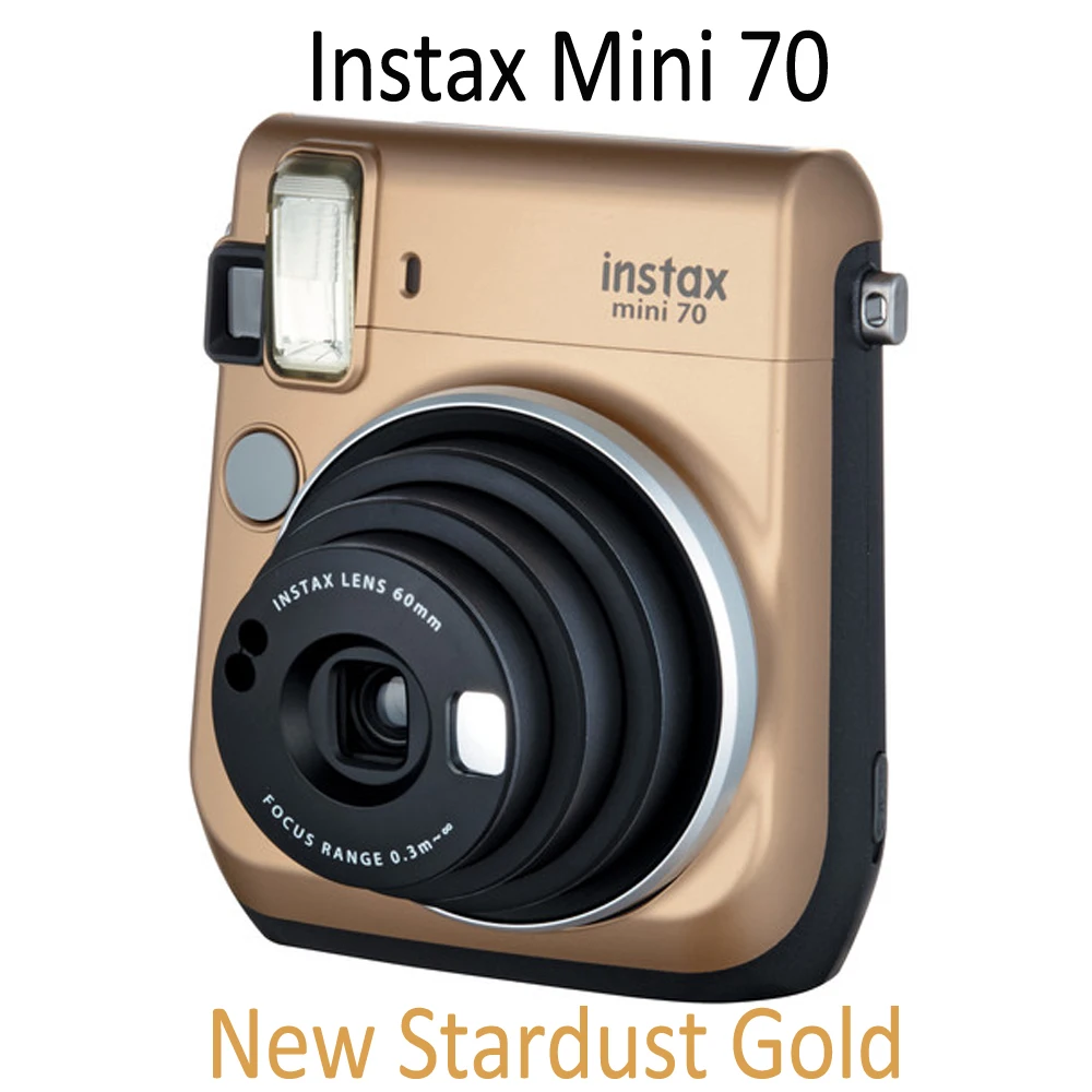 Мгновенная фотокамера Fujifilm Instax Mini 70 6 цветов красный черный синий желтый белый