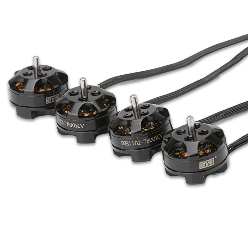 4 шт./лот DYS BE1102 7800KV 10000KV 2 3S бесщеточный двигатель Mirco для 80 90 100 FPV Racing drone|Детали и
