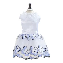 Милые товары для собак платья Тюль Бабочка фантазийные юбка платья женщин Летняя одежда собака Pet юбки для костюма