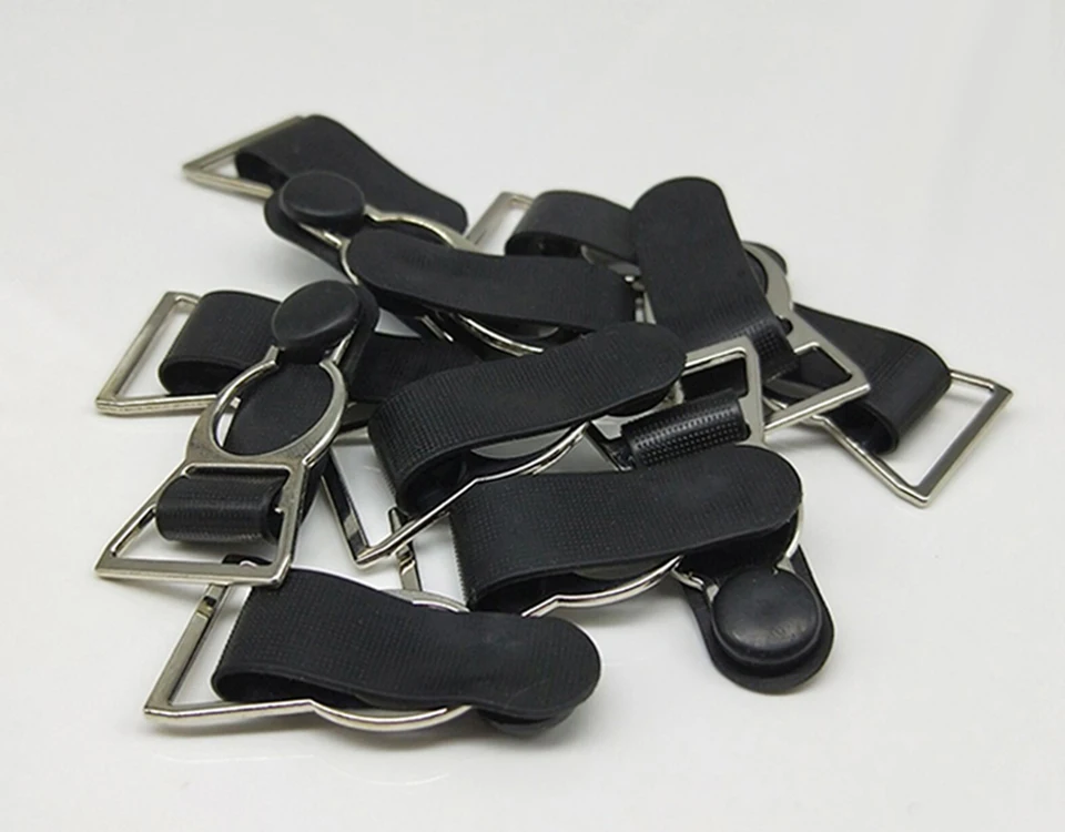 Metal Garment Accessories Clip Stocking Garter Plastic Garment