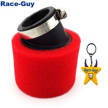 

Red 45mm Angled Air Filter For Chinese Pit Dirt Trail Motor Bike Motorcycle ATV Quad Motocross Buggy Go Kart 125cc 140cc 150cc