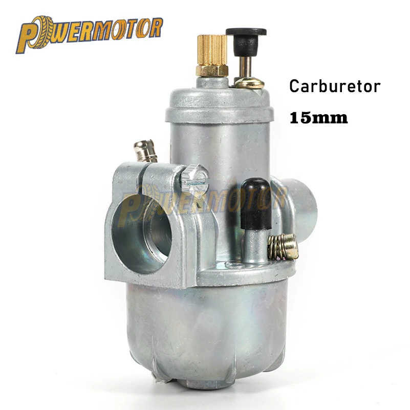

Motorcycle 15mm Carburetor Carburador Puch Moped Bing Style Carb FOR Stock Maxi Sport Luxe Newport Cobra Carburettor Engines E50