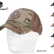 Охотничий спортивный нерегулярный Тактический насадок Кепка боевое снаряжение Emerson Тактический Камуфляжный кепки головные уборы EM8727 Multicam черный Highlande