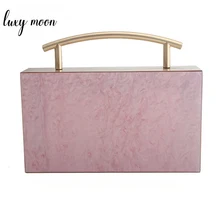 Роскошные сумки, женские сумки, дизайнерские, высокое качество, Свадебный клатч, кошелек, вечерняя сумочка, акриловая сумка с ручкой, основной мешок ZD1328