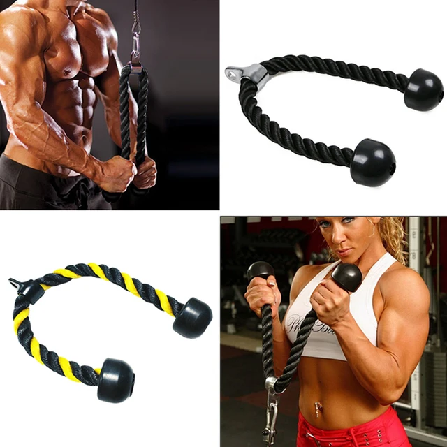Tricep Corde Câble Attachement Nylon Musculus Biceps Triceps Tension Corde Musculation Gym Push Pull Presse Tricep Corde Tirer vers Le Bas Tricep Corde Câble Attachement Nylon Musculus Biceps Triceps Tension Corde Musculation Gym Push Pull Presse Tricep Corde Tirer vers Le Bas