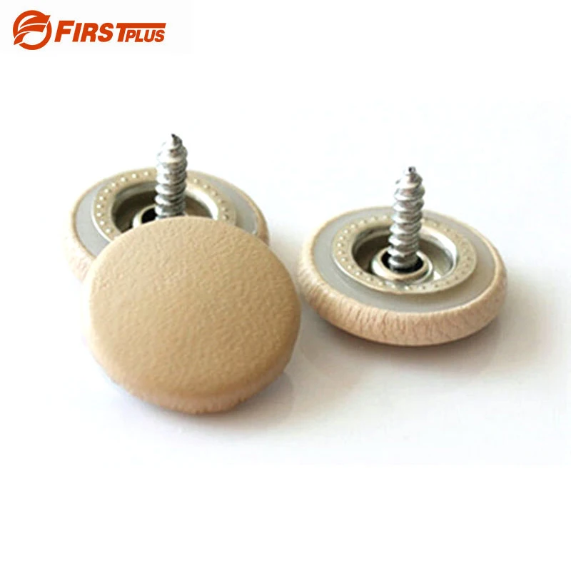 

50 x Genuine Leather Automotive Car Roof Cloth Repairing Button Snap Rivets Retainer Screw Clips With Tool Car Styling