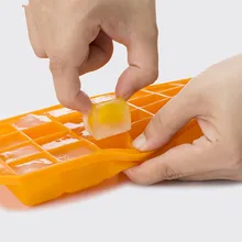 1 шт. пищевой силикон поддон для льда Силиконовые формы ice cube Приготовление мороженого шоколадный фондан плесень шоколад Мыло лоток плесень