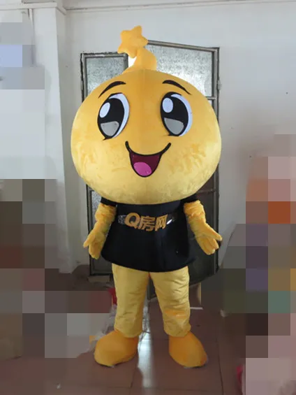

Hot sale yellow mascot costume mascot carnival costume party costumes