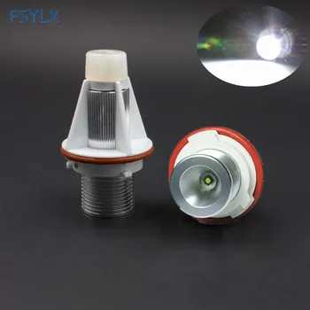 

FSYLX 2PC Canbus 10W LED Marker for BMW E39 E60 LED headlight halo ring Angel Eyes for BMW E39 E53 E63 E64 E65 E66 E67 E87 X3 X5