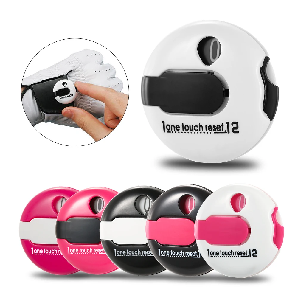 

Small Golf Stroke Counter Mini Score Counter Simple Attachment Scorekeeper Golf Glove Stroke Counter Golf One Reset Counter