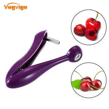 

VOGVIGO Cherry Pitter Cherries Clips Seed Remover Purple Plastic Cherry Kernels Kitchen Fuits & Vegetables Tools Cutter