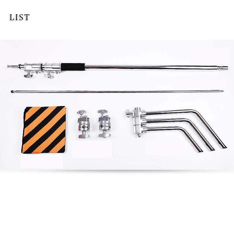 40 inch c stand Stainless steel magic leg movie light lampstand holder flag plate soft beam bracket photography C bracket