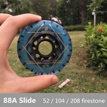 88A горка для катания на коньках с 52 104 208 firestone Spark роликовые коньки 80 мм 76 мм 72 мм роликовые коньки Rodas для SEBA HL HV