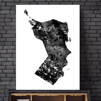 

Oman map Art Canvas Prints Wall Pictures Modern Paintings