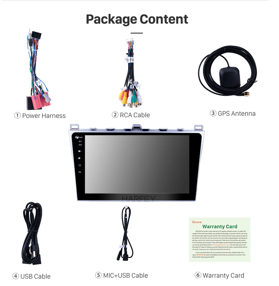 Top Harfey 1Din Android 9.0 10.1 inch Car Radio For Mazda 6 Ruiyi 2008-2014 2015 GPS Navigation Multimedia Player Support 4G Wifi 17 Top Harfey 1Din Android 9.0 10.1 inch Car Radio For Mazda 6 Ruiyi 2008-2014 2015 GPS Navigation Multimedia Player Support 4G Wifi 17