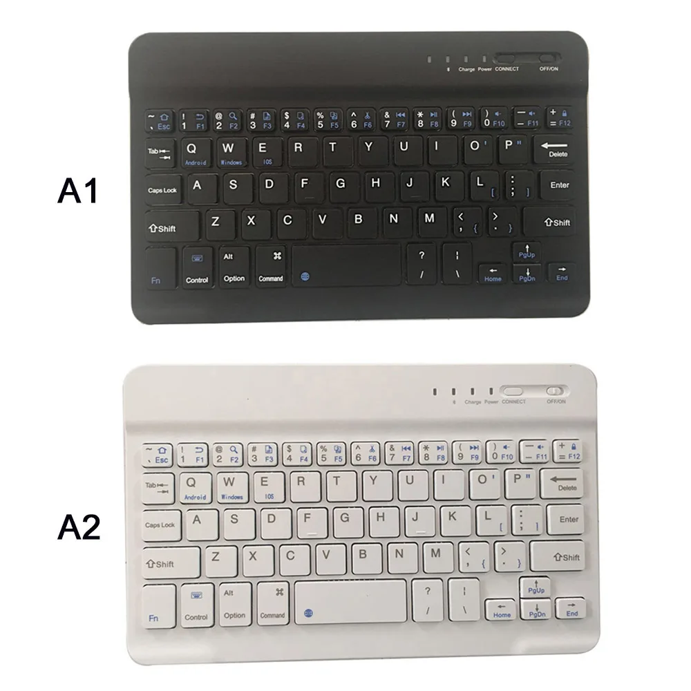 

Wireless Bluetooth Keyboard Ultra Slim Multimedia for IOS Android Windows Tablet 20x12.5cm