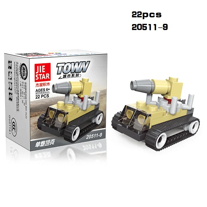 Mini Transportation tank plane Car Educational Assembled Models Building Blocks Compatible small Bricks toys for children 19