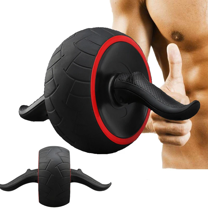 

New No Noise Abdominal Wheel Round For Abdominal Muscle Training Core Trainer Waist Arm Strength Exercise Fitness Equipment