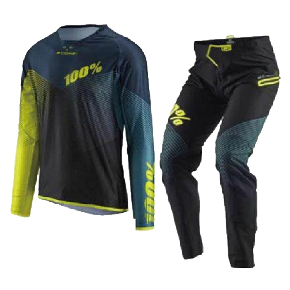 

RACE Wear Mx Gear Set Jersey Pant Combo 100% Motocross Dirt Bike Off-Road Racing Riding