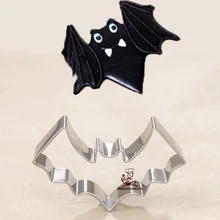 10 шт. Хэллоуин летучая мышь вечерние резак для печенья Patisserie gateau животное металлический бисквит форма для капкейков конфеты кухонная Кондитерская посуда для выпечки