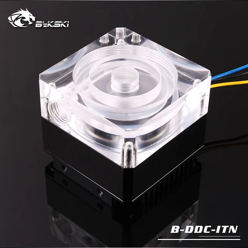 Bykski B-DDC-ITN Laing DDC3.2 Pump with Heatsink and Extendable Acrylic Top