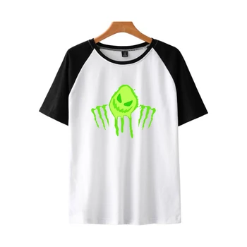 

"Toxic" kpop Heart Printed Shoulder T-Shirt Unisex Summer Short Sleeve T-Shirt Casual Personality Trend Stitching Top