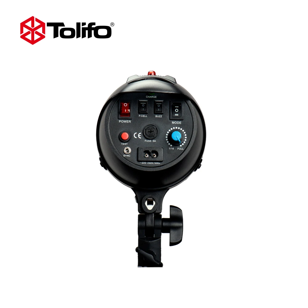 Tolifo EG-250B 5600K фотостудия стробоскоп фотовспышка светильник 250 Вт студийная вспышка с креплением Bowens для DSLR камеры