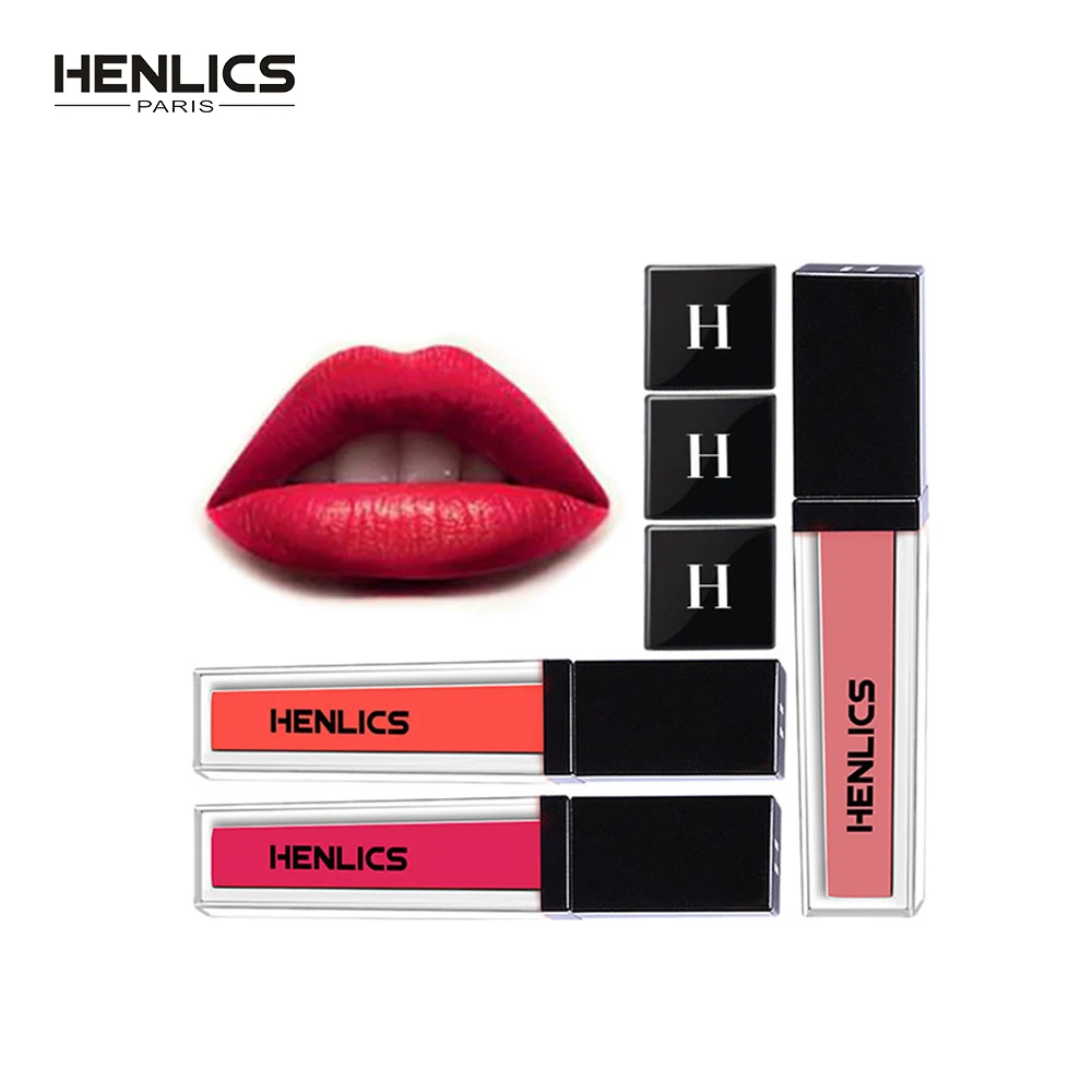 HENLICS Hot Sale Sexy Lip Paint 10 Colors Liquid Lipstick Waterproof 24hours Long Lasting Lipstick Lip Gloss Makeup HENLICS Hot Sale Sexy Lip Paint 10 Colors Liquid Lipstick Waterproof 24hours Long Lasting Lipstick Lip Gloss Makeup